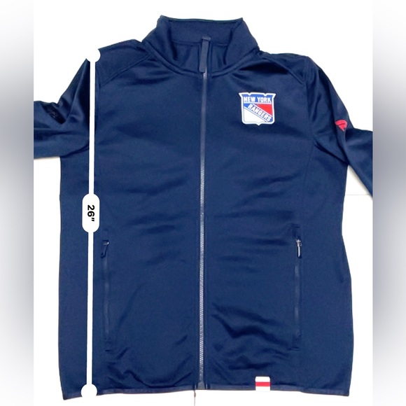 New York Rangers Fanatics Pro Jacket NHL  Men's Navy Size M - Picture 4 of 11